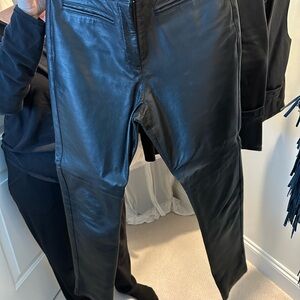 Black Leather Pants